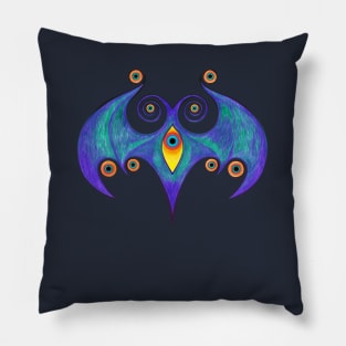 Psychedelic Butterfly Pillow