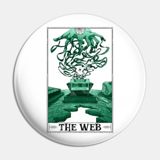 The Web Tarotesque (light) Pin