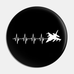 Airforce Pilot Heartbeat w Pin