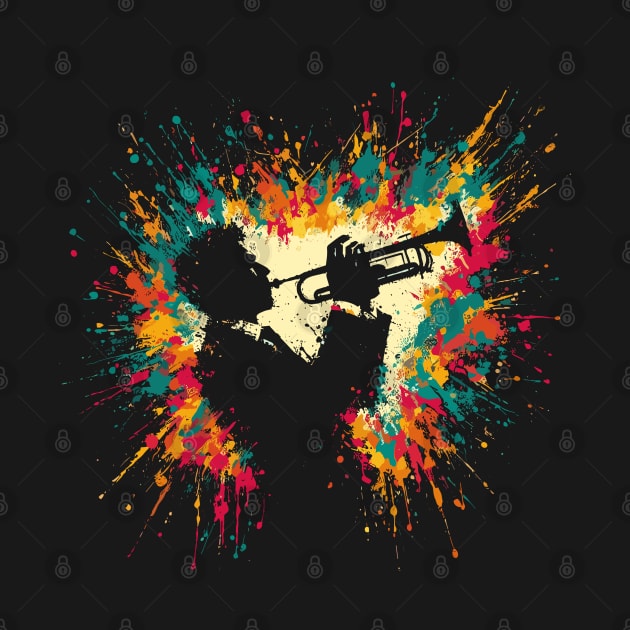 Trumpet Player by Mi Bonita Designs