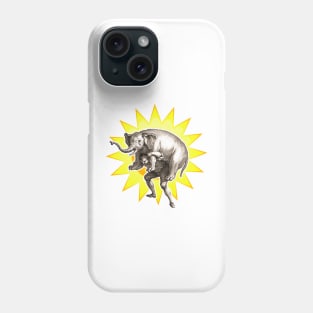 pachyderm heavy animal Phone Case