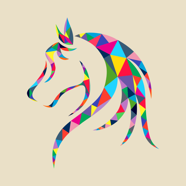 Geometric Horse by martinussumbaji