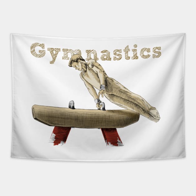 Gymnastik Tapestry by sibosssr