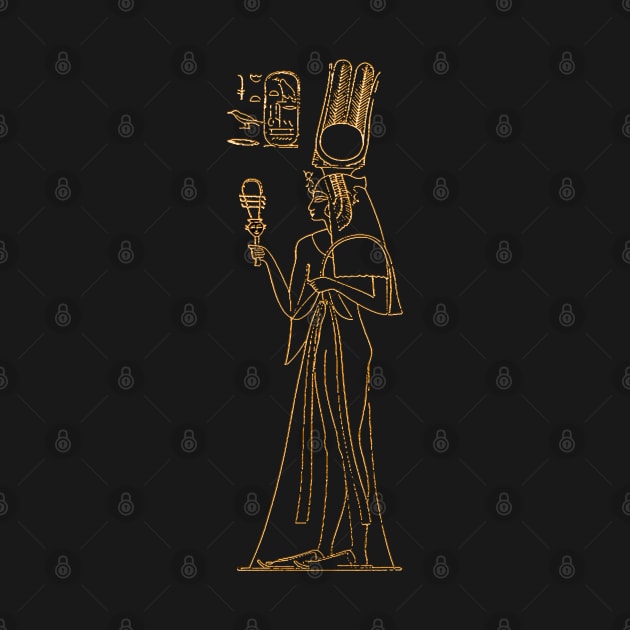 Nefertari Gold & Black - Queen of Ramses by CRWPROD