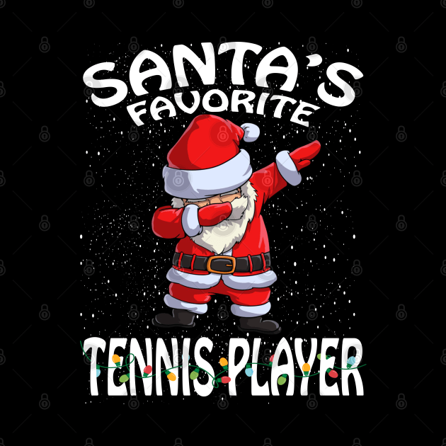 Santas Favorite Tennis Player Christmas by intelus