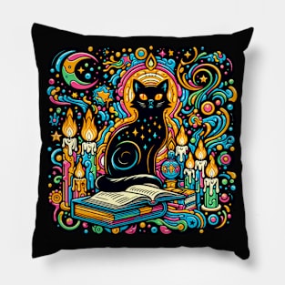 Cute Magical Cat Pillow