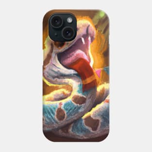 Cute Rattlesnake Drawing Phone Case