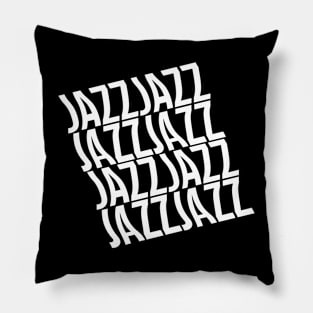 jazz wavy logo Pillow