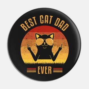 Best Cat Dad Ever Pin