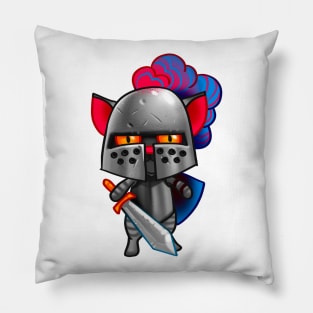 Cat knight Pillow