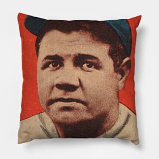 Babe Ruth 1948 Leaf Baseball Card Pillow