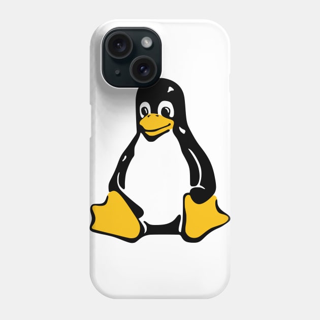 Tux 2d Phone Case by squishly