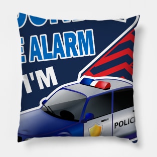 Sound the alarm I'm 2..2nd birthday gift Pillow