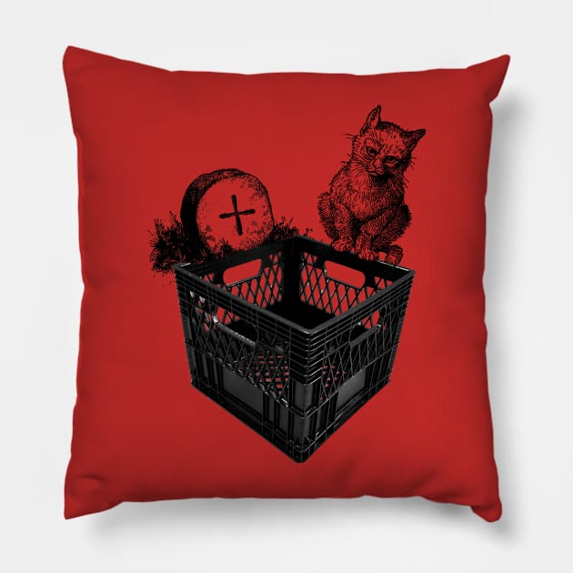 spooky crates Pillow by Phantom Troupe