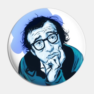 Woody Allen - An illustration by Paul Cemmick Pin