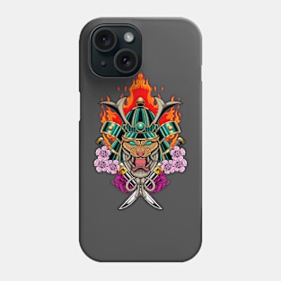 Tiger Samurai v3 05 Phone Case