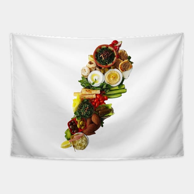 beirut food Tapestry by Beirout
