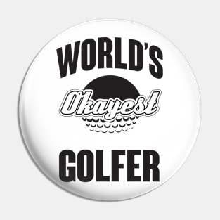 Okayest golfer Pin