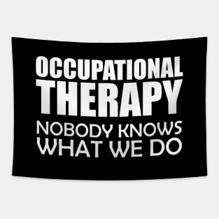 Occupational Therapy Nobody knows what we do w Tapestry