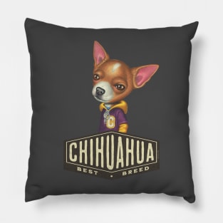 Chihuahua Hoodie Hexagon Sign Pillow