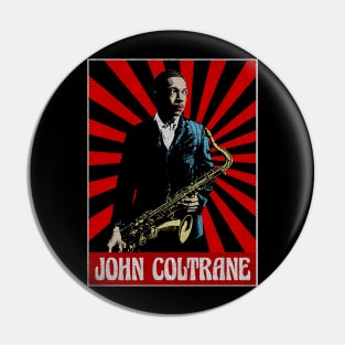 Vintage John Coltrane Pop ART Pin