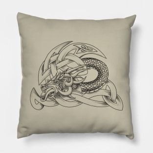 Horned Viking Pillow