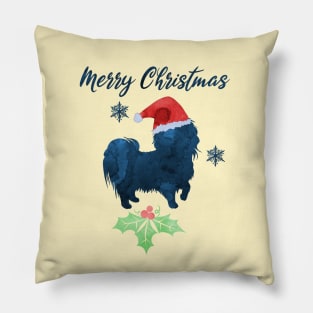 Christmas Shih Tzu Dog Pillow