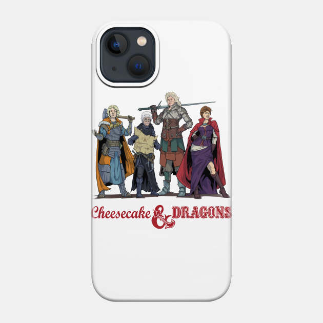 Cheesecake & Dragons - Dungeons And Dragons - Phone Case