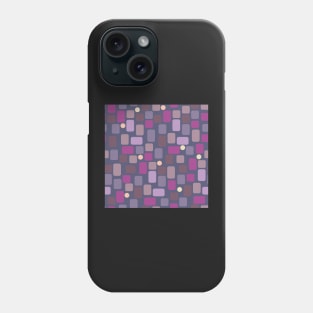 dark violet rectangles Phone Case