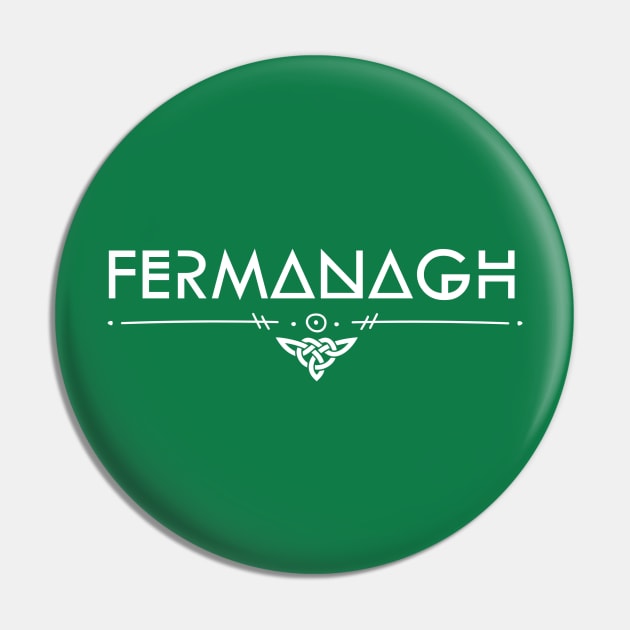 Fermanagh Ireland Celtic Pin by TrueCelt