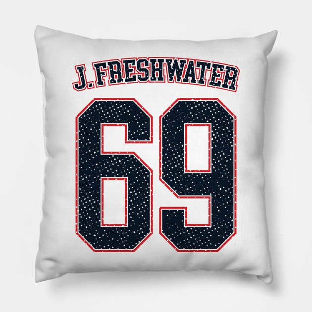 Joey Freshwater 69 v2 Pillow by Emma