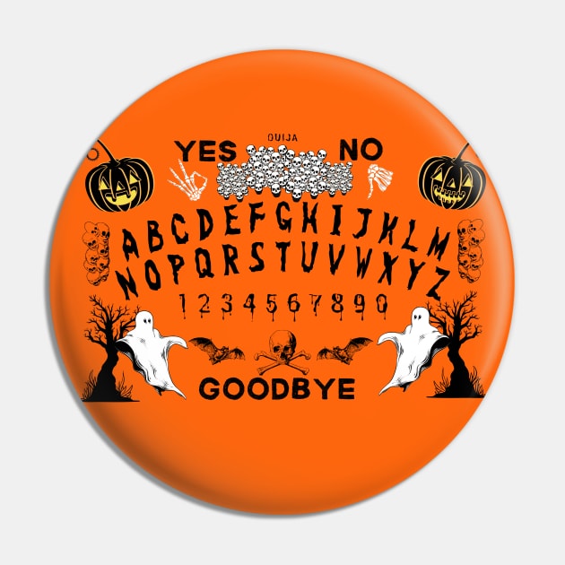 Halloween Ouija Board Pin by TJWDraws