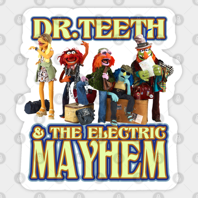 electric mayhem ready tour - Muppets - Sticker