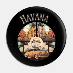 Havana Cuba Retro Vintage - Travel Pin