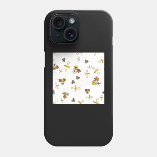 Bees in flight Phone Case