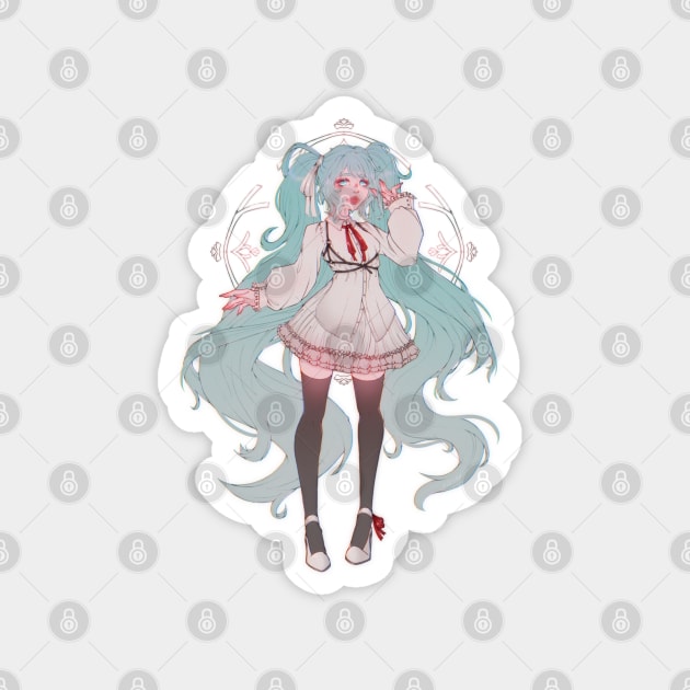 Hatsune Miku Magnet by Thirea