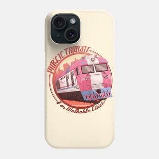 Public Transit For Walkable Cities V2 Phone Case