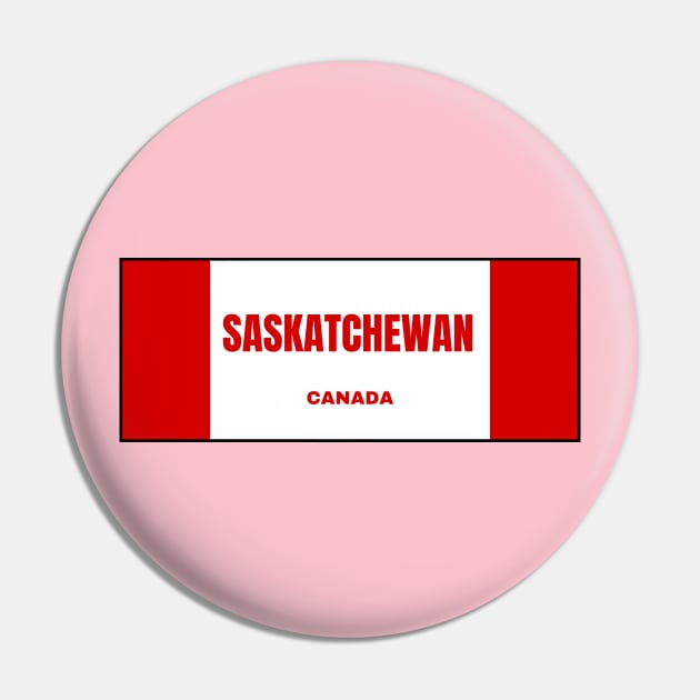 Saskatchewan in Canadian Flag Pin by aybe7elf