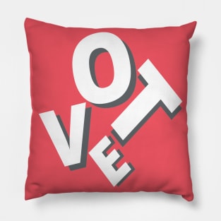 vote american election retro funny design Pillow