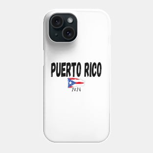 Puerto Rico Souvenir 2024 Trip Vacation Fun Matching Travel Flag Design Phone Case