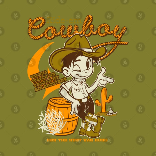 Cowboy How the West Was Hung by StudioPM71