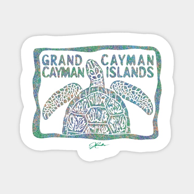 Grand Cayman, Cayman Islands, Sea Turtle Magnet by jcombs