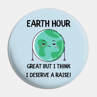 Earth Hour Pin