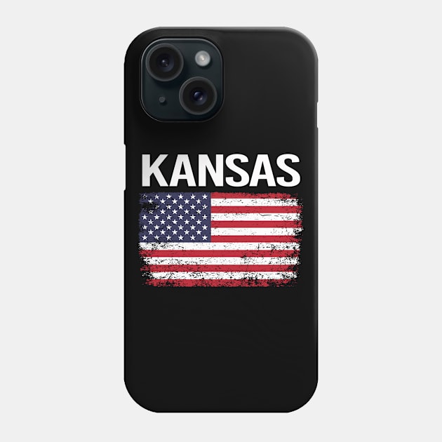 The American Flag Kansas Phone Case by flaskoverhand