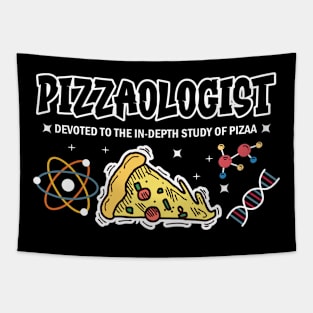 Pizzaologist study of pizza Tapestry