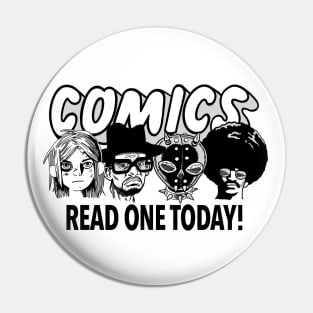 Comics Read One Today (Kayfabe Edit.) Pin