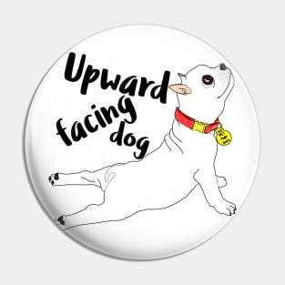 Upward facing dog Pin