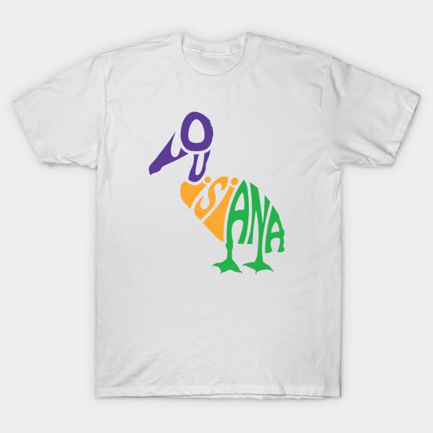 Louisiana word art shirt