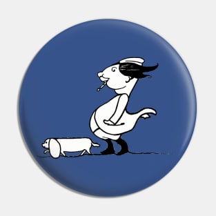 Walking the dog Pin