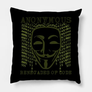 Cyber Shadows – Anonymous Face Pillow